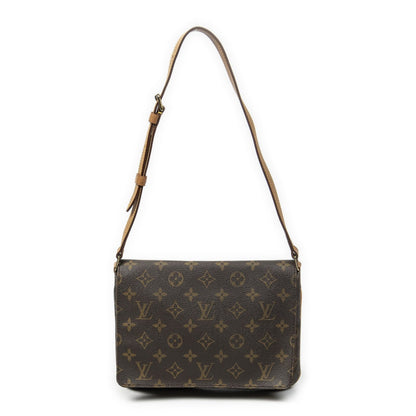 Louis Vuitton Musette Tango Brown Monogram Canvas Messenger Bag