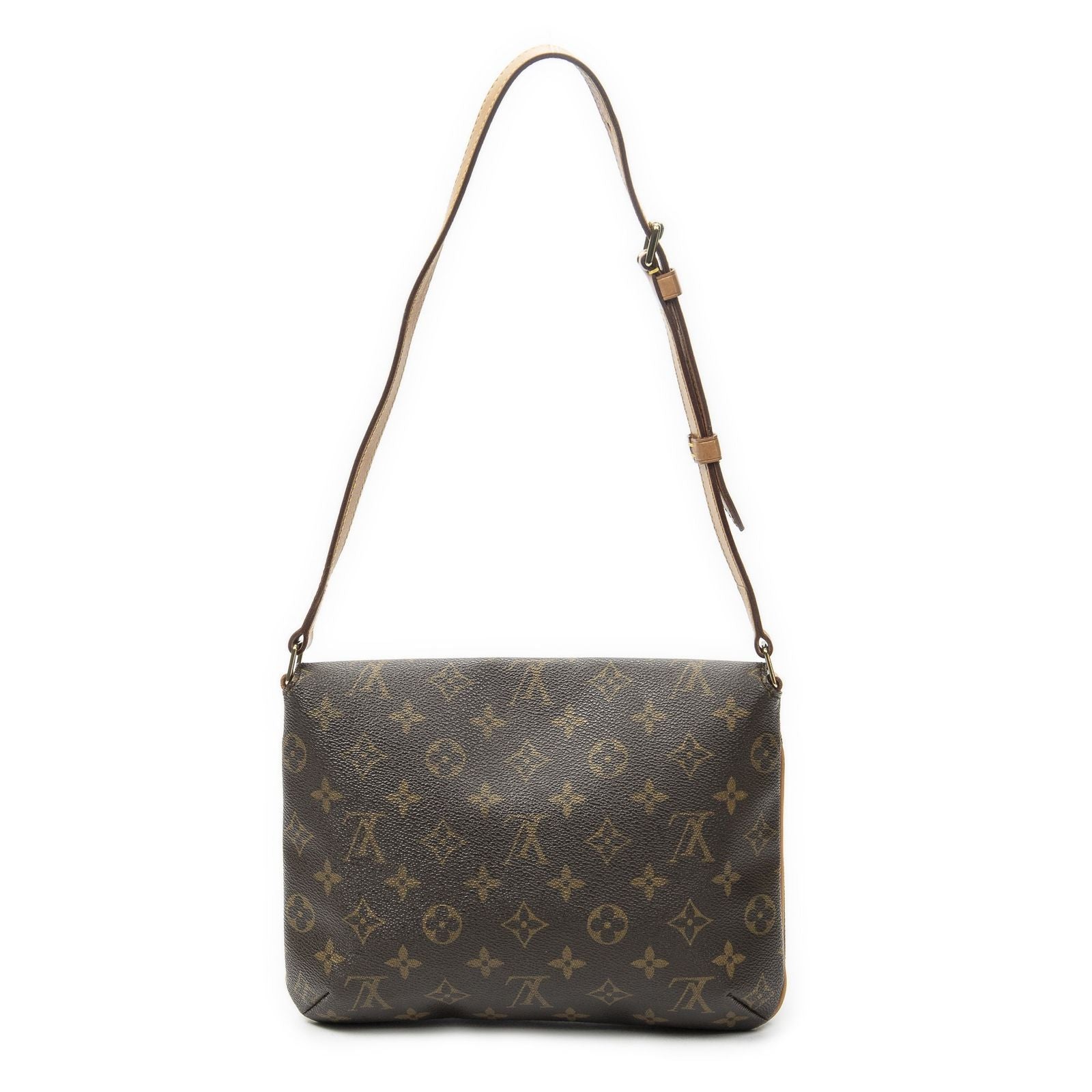 Louis Vuitton Musette Tango Brown Monogram Canvas Messenger Bag — view 5