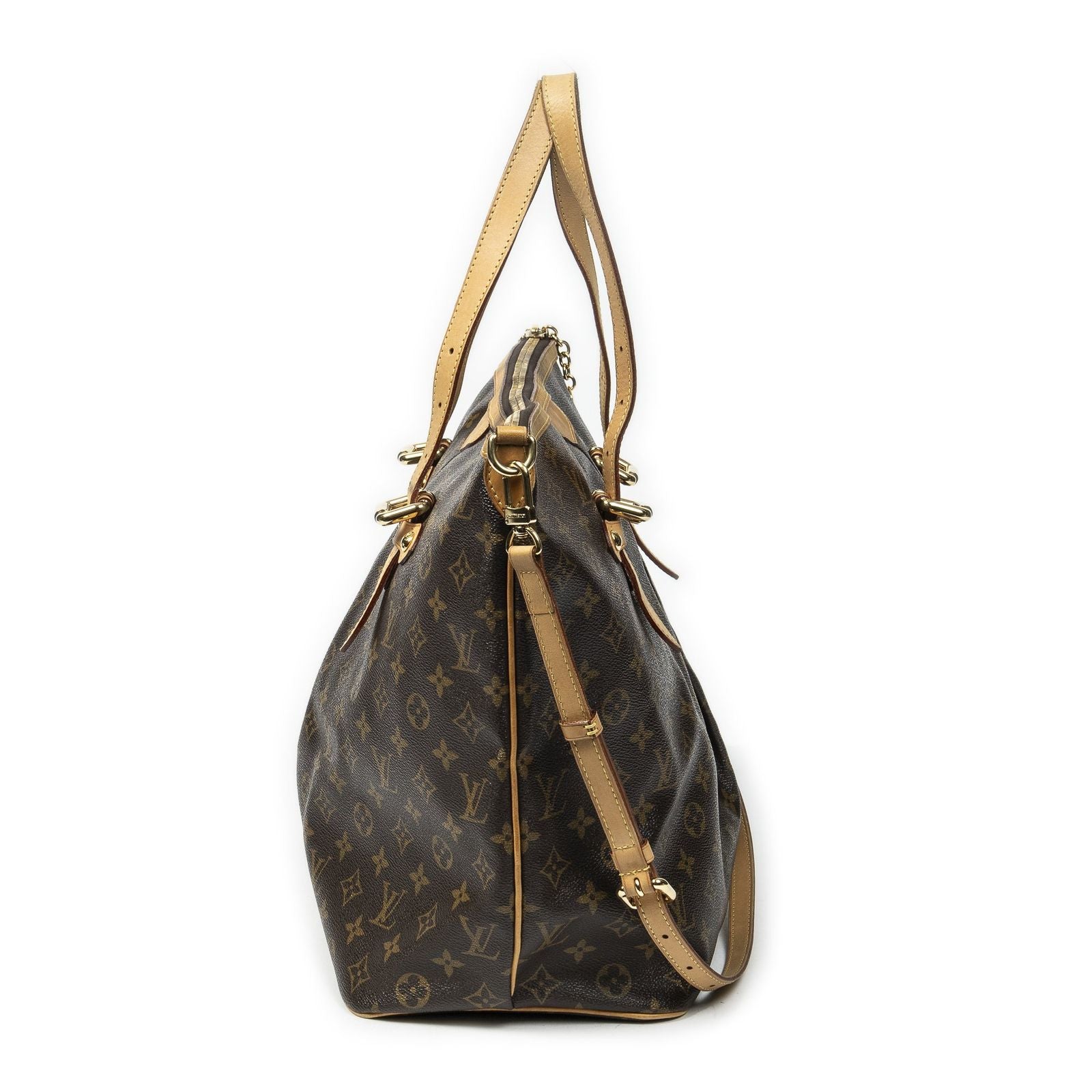 Louis Vuitton Palermo Brown Monogram Canvas Messenger Bag — view 3
