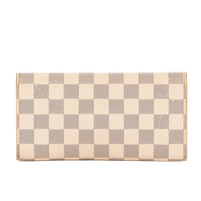Louis Vuitton Emily White Damier Azur Wallet — view 5