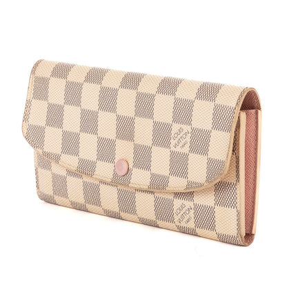 Louis Vuitton Emily White Damier Azur Wallet — view 2