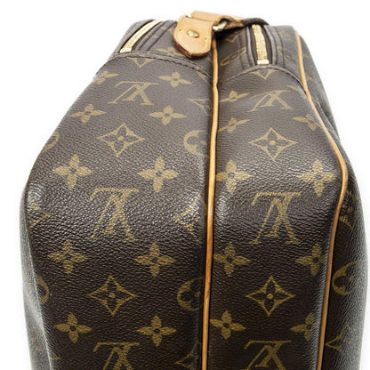 Louis Vuitton Reporter Brown Monogram Canvas Messenger Bag — view 7