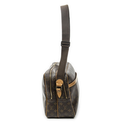 Louis Vuitton Reporter Brown Monogram Canvas Messenger Bag — view 4