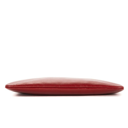Loewe Anagram Logo Clutch Red Nappa Leather — view 6