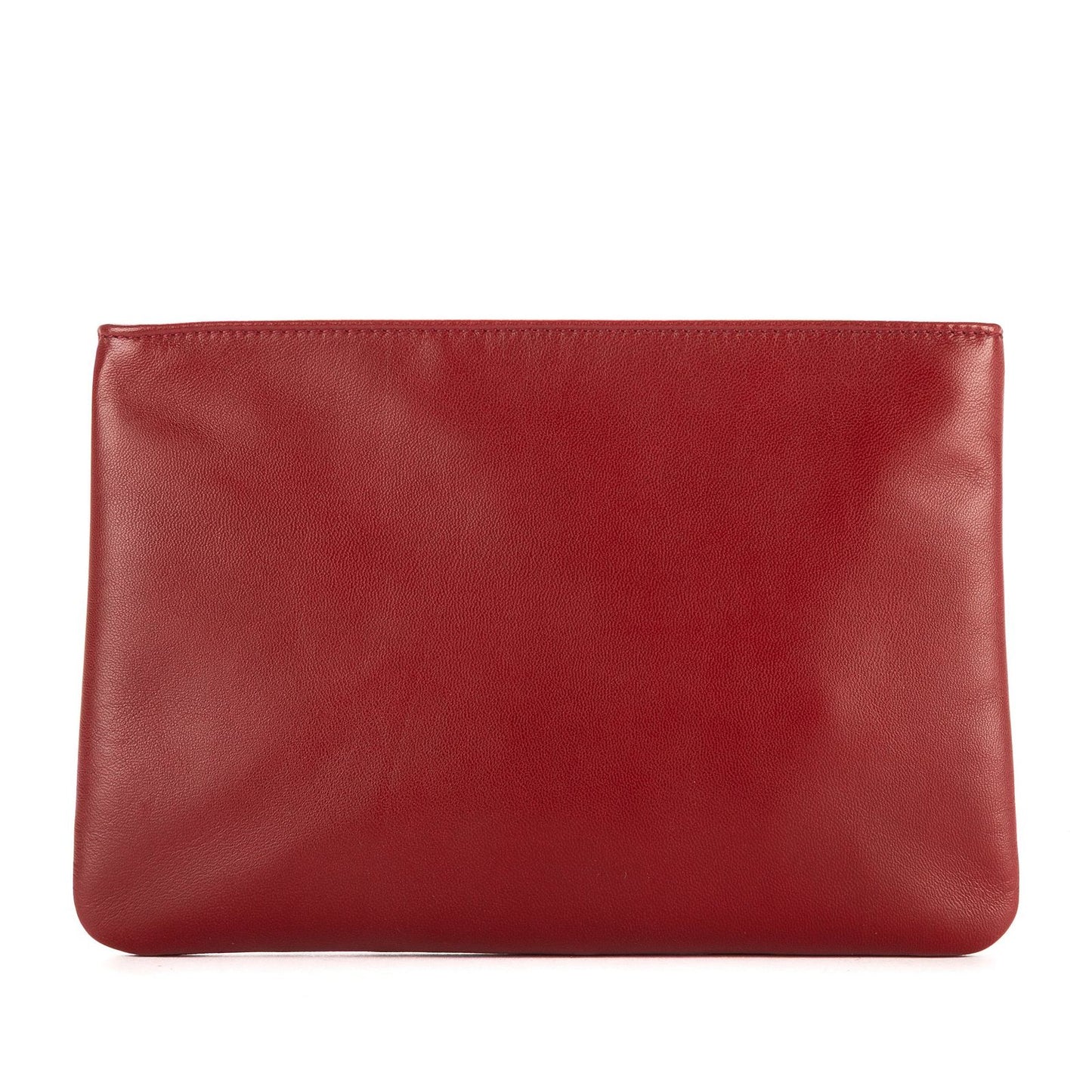 Loewe Anagram Logo Clutch Red Nappa Leather — view 5