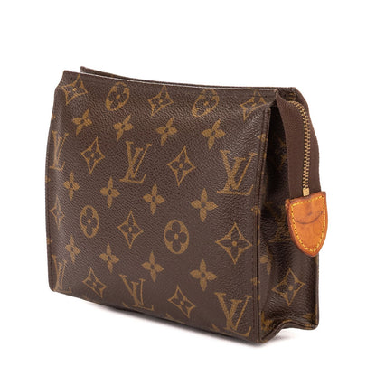 Louis Vuitton Vintage Toiletries Pouch Brown Monogram Canvas — view 2