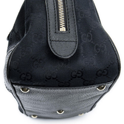 Gucci Web Principe Boston Black GG Canvas Messenger Bag — view 7