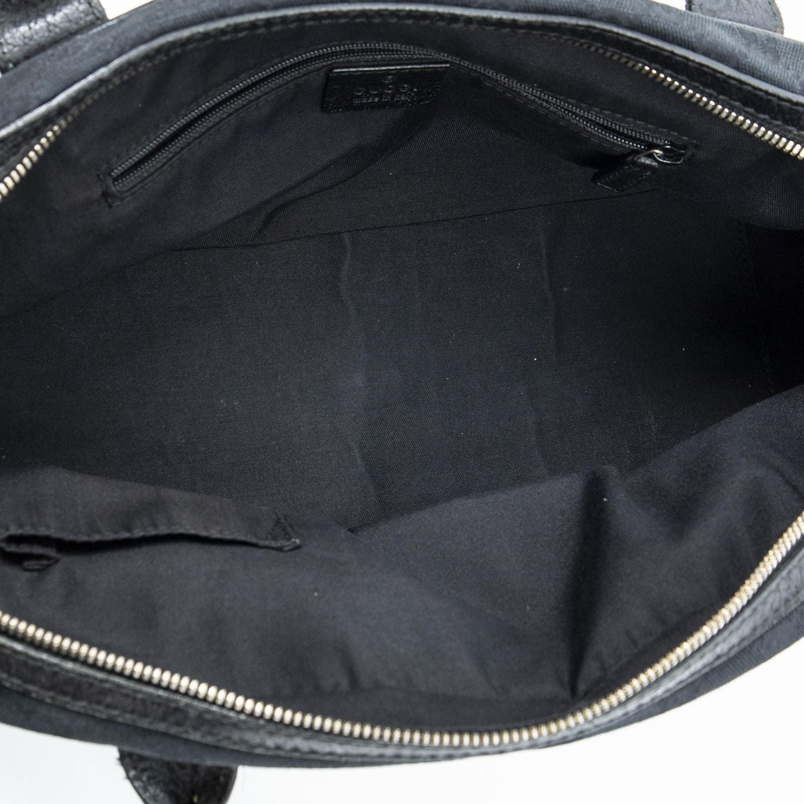 Gucci Web Principe Boston Black GG Canvas Messenger Bag — view 9