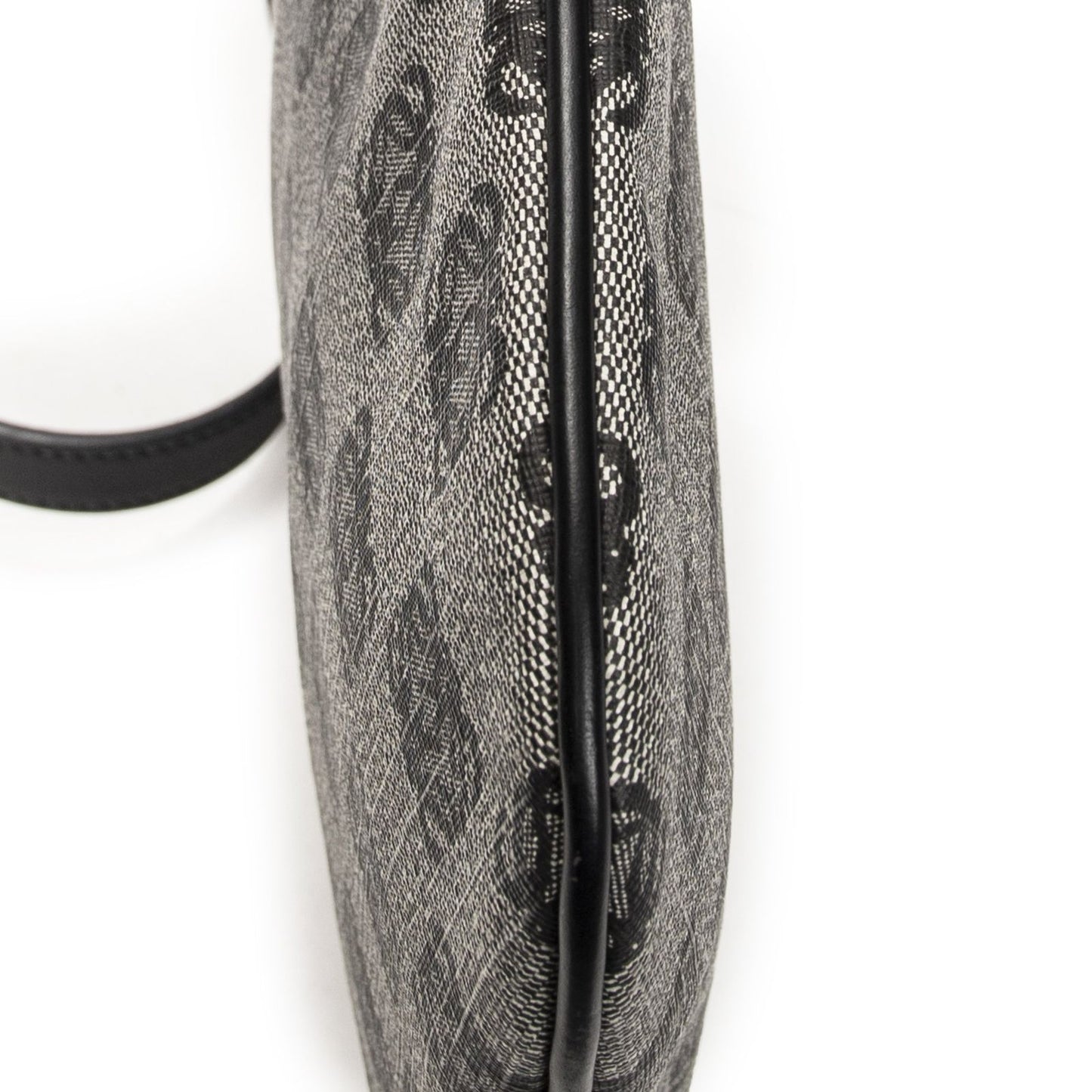 Loewe Anagram Flat Crossbody Bag Black Canvas — view 7