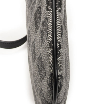 Loewe Anagram Flat Crossbody Bag Black Canvas — view 7