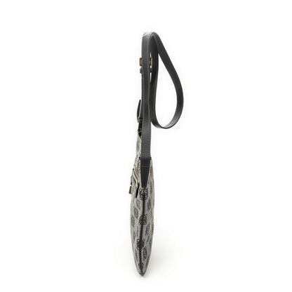 Loewe Anagram Flat Crossbody Bag Black Canvas — view 3