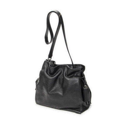 Loewe Tassel Flamenco Bag Black Gray Calfskin Leather — view 2