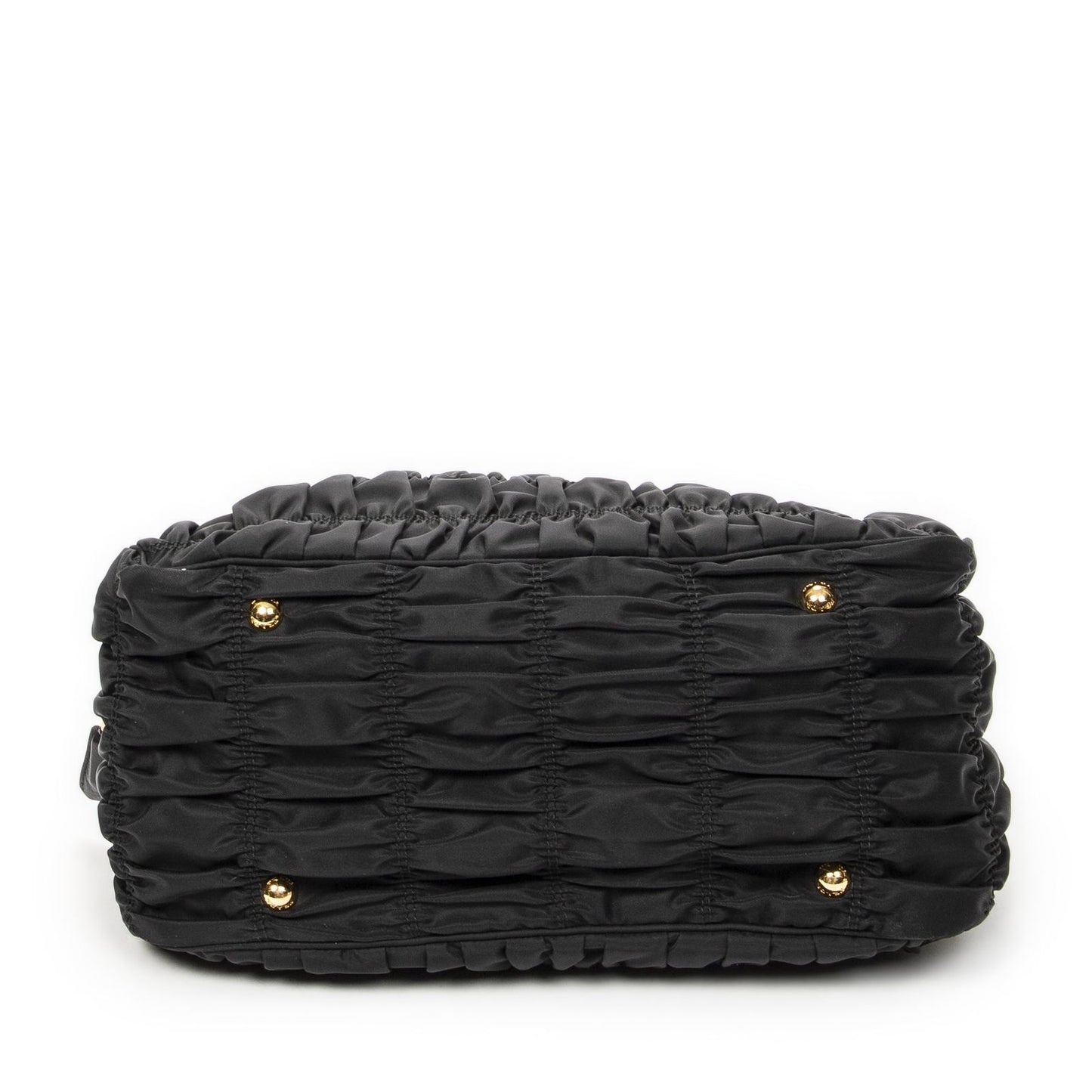 Prada Convertible Prix Tote Black Tessuto Golf Canvas — view 6