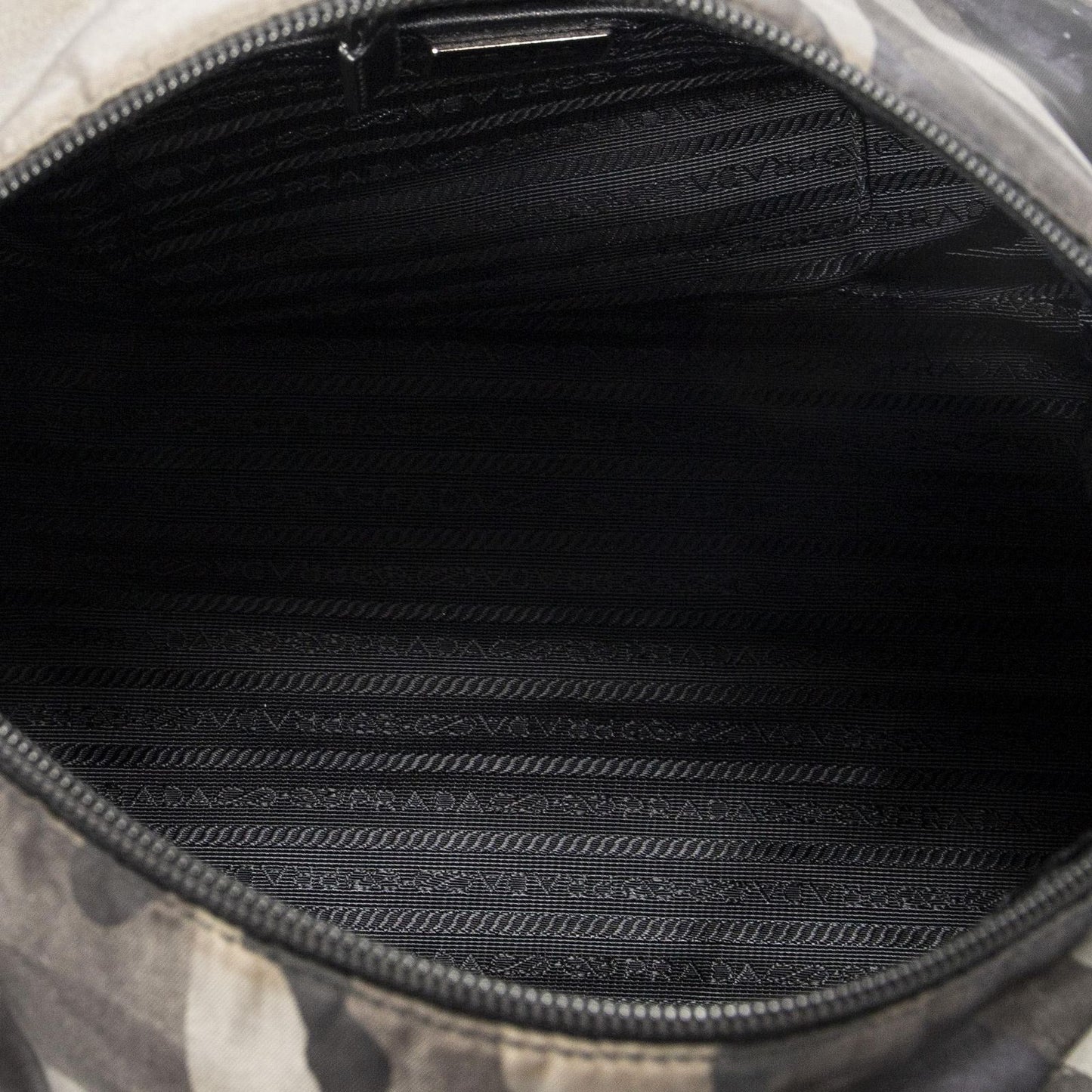 Prada Convertible Camouflage Boston Bag Green Black Nylon — view 9