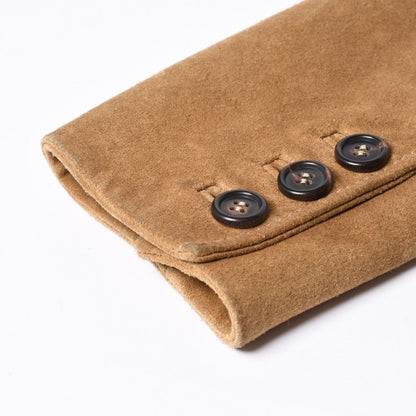 Miu Miu Natural Suede Jacket Leather Khaki 36 — view 7