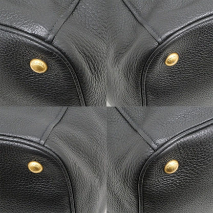 Prada Leather Tote Black Hand Shoulder — view 9