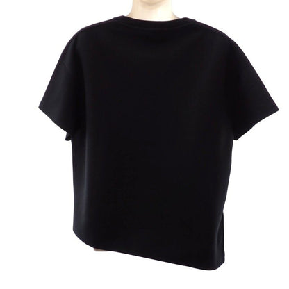 Loewe Asymmetric T-Shirt L Short Sleeve Cotton Nylon Black SA — view 2