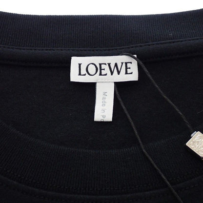 Loewe Asymmetric T-Shirt L Short Sleeve Cotton Nylon Black SA — view 6