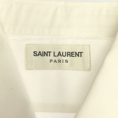 Saint Laurent Paris Cotton Shirt White 41 — view 3