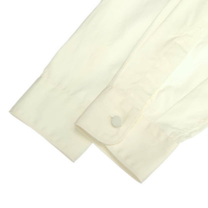 Prada Front Pleats Dress Shirt White 40 — view 4
