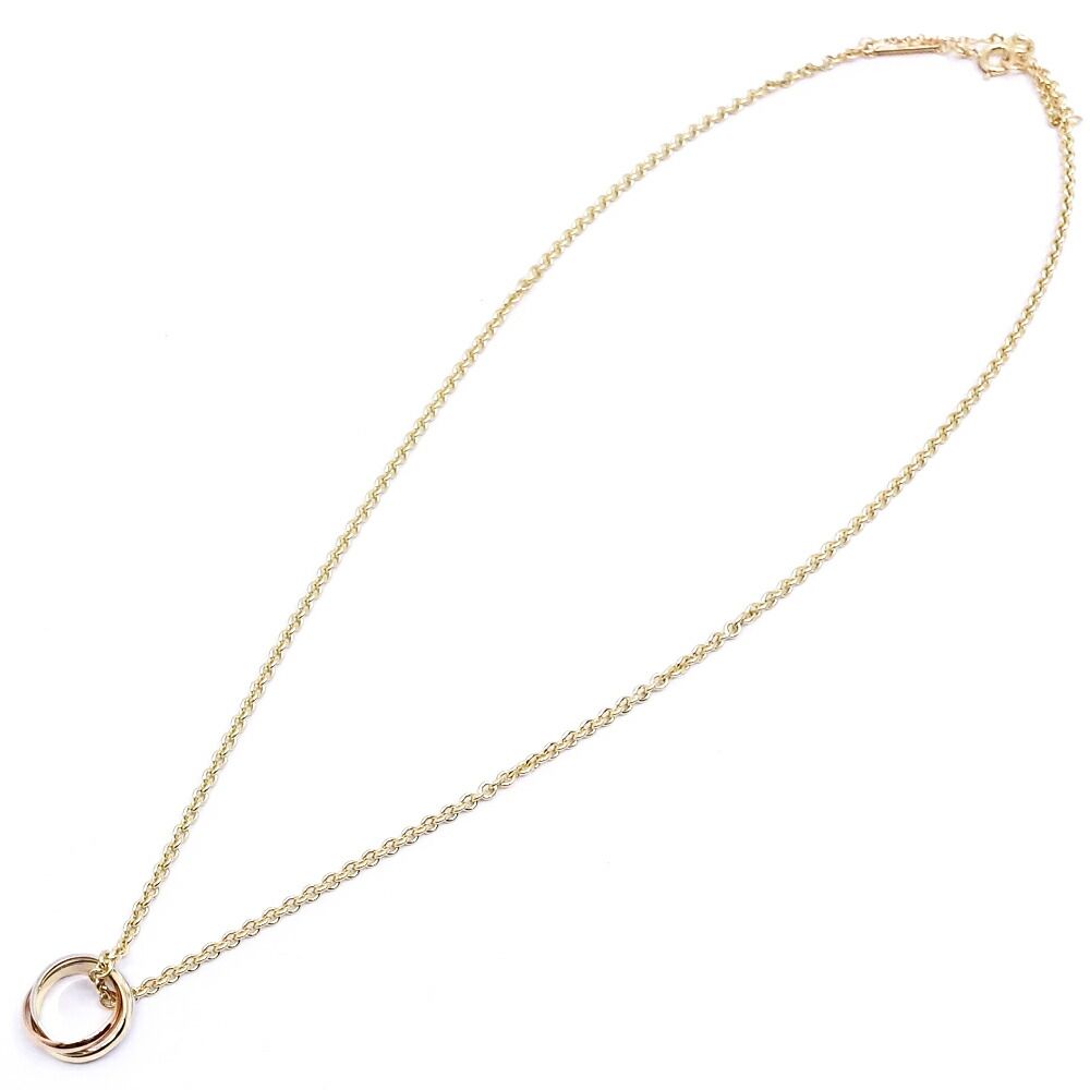 Cartier 18k Yellow Gold WG PG Trinity Necklace Pendant 750 Bullion — view 5