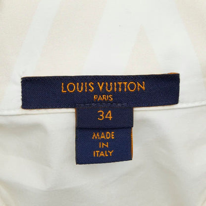 Louis Vuitton Monogram Blue Rag One All in One Short 34 Beige Cotton 1 — view 3