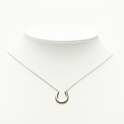 Tiffany & Co Horseshoe Necklace Silver — view 9