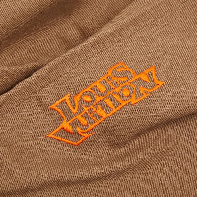 Louis Vuitton 30 Brown Cotton Suede 1- Pants — view 3