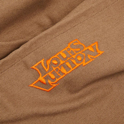 Louis Vuitton 30 Brown Cotton Suede 1- Pants — view 3