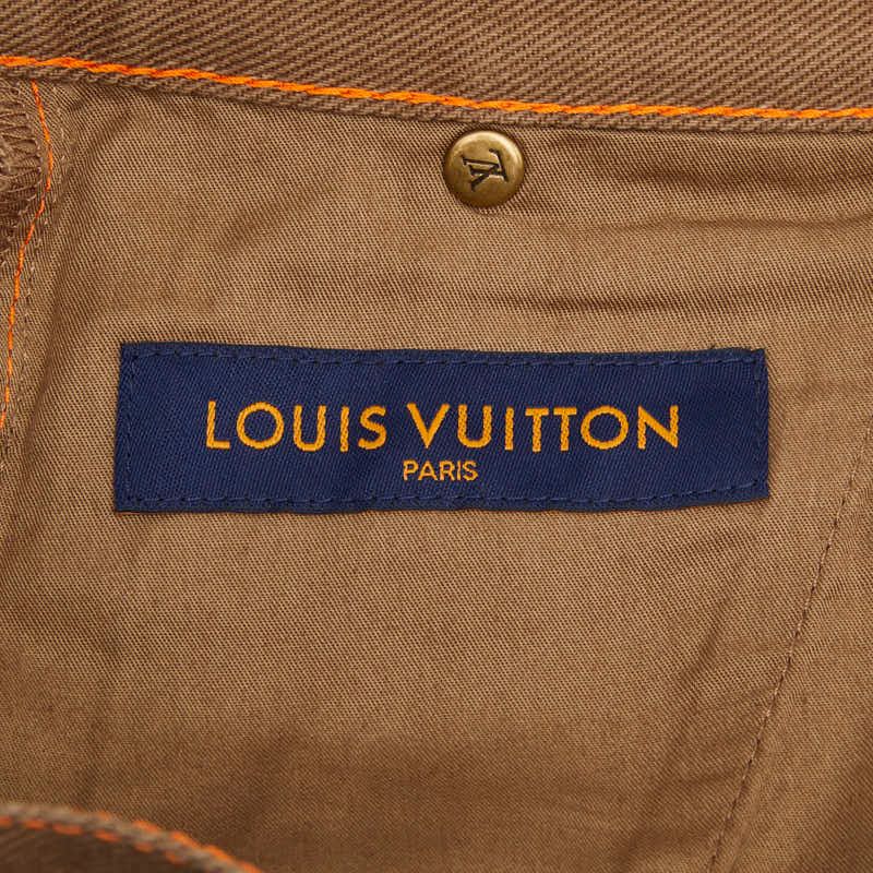 Louis Vuitton 30 Brown Cotton Suede 1- Pants — view 5
