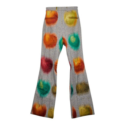 Louis Vuitton Blue Apple Long 48 Multicolor Cotton 1- Pants — view 2