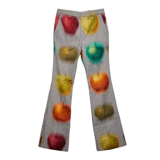 Louis Vuitton Blue Apple Long 48 Multicolor Cotton 1- Pants