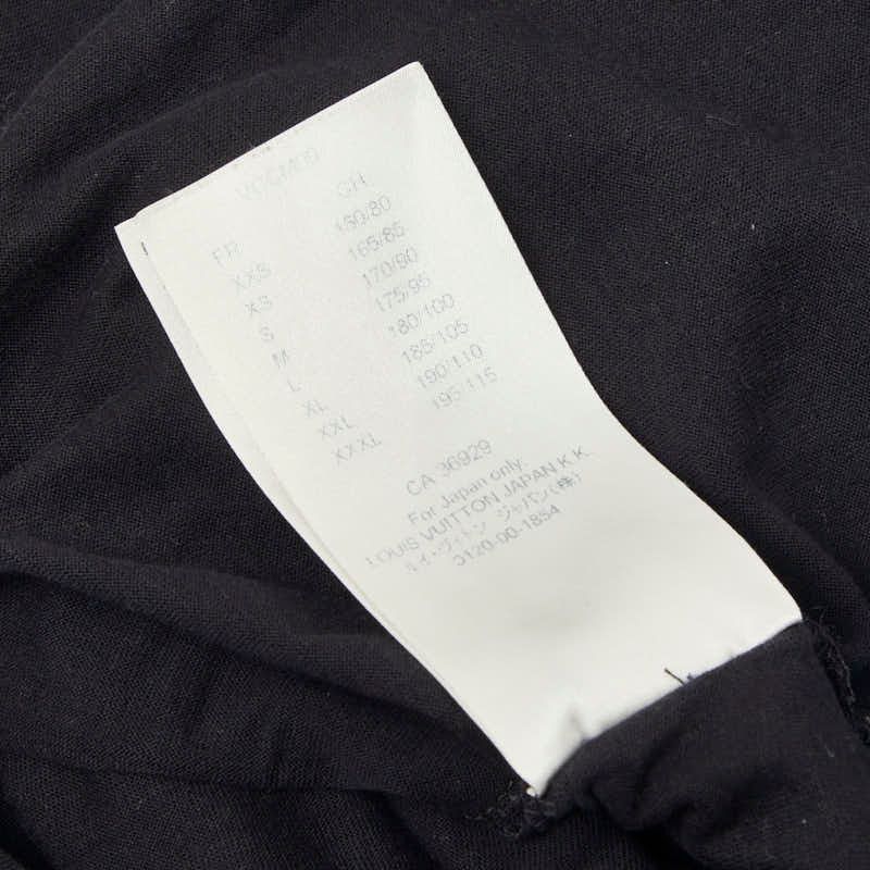 Louis Vuitton Short Sleeve T-Shirt XS Black Cotton — view 5