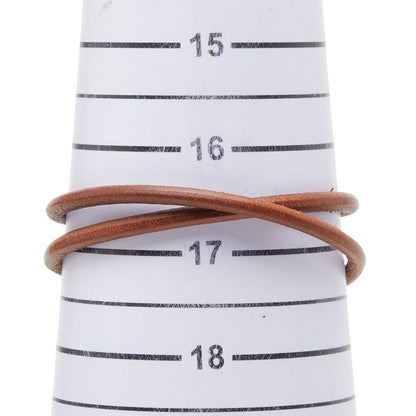 Hermes Atame Choker Bracelet Brown Leather 1- — view 5