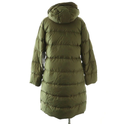Moncler Messina Down Jacket Coat 0 Khaki — view 2