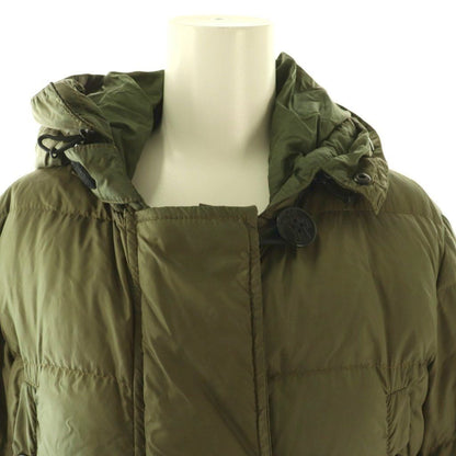 Moncler Messina Down Jacket Coat 0 Khaki — view 5