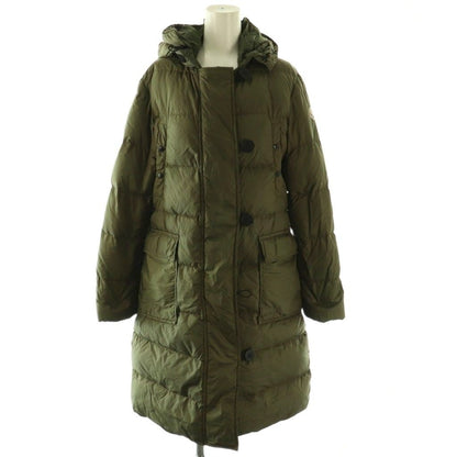 Moncler Messina Down Jacket Coat 0 Khaki