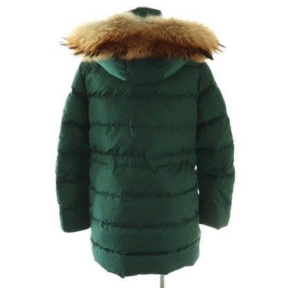 Moncler Fragonette Down Jacket Coat Green — view 2