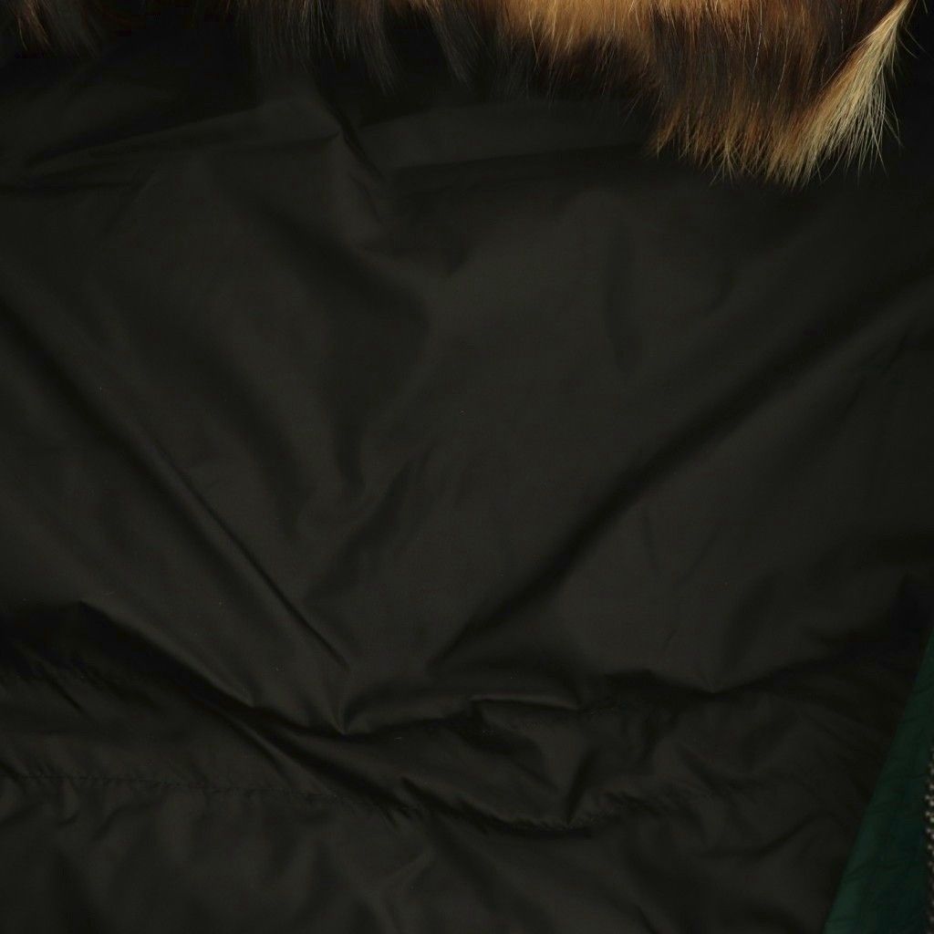Moncler Fragonette Down Jacket Coat Green — view 4
