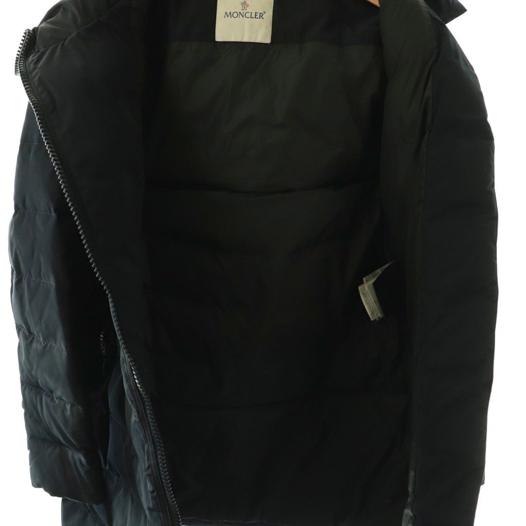 Moncler Gerboise Down Jacket Coat 0 Navy SY — view 3