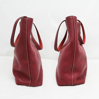 Hermes Double Sens 45 Tote Taurillon Clemence Bougainvillea Ruby — view 3