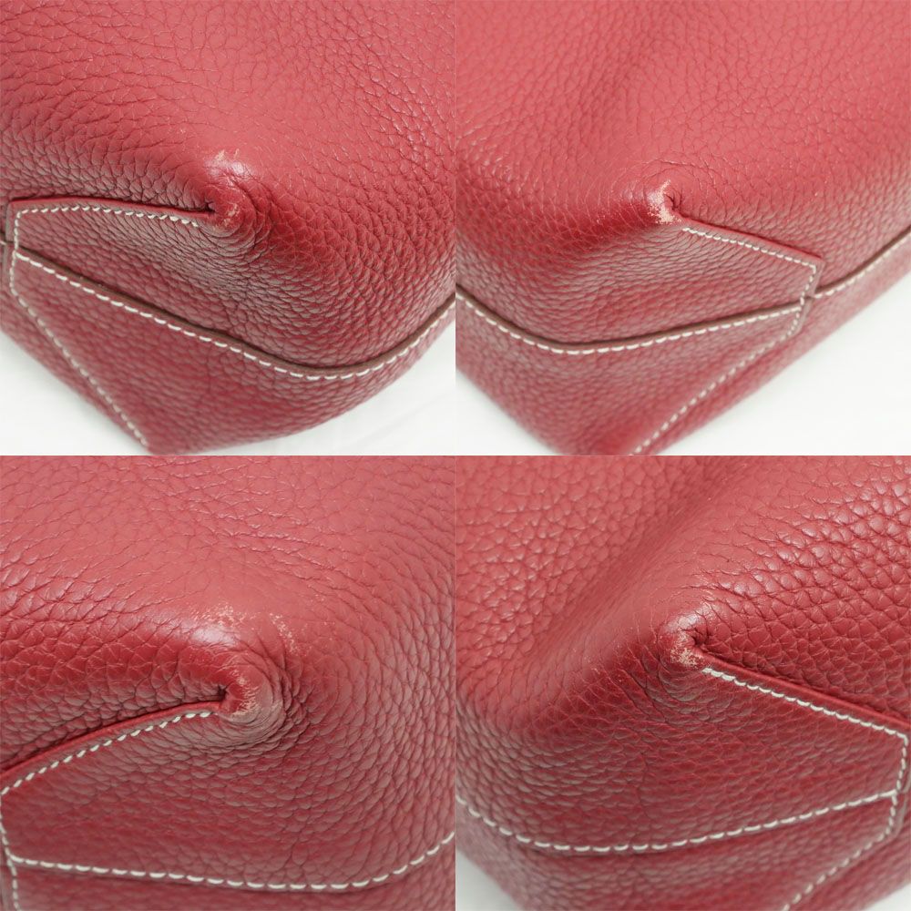Hermes Double Sens 45 Tote Taurillon Clemence Bougainvillea Ruby — view 9