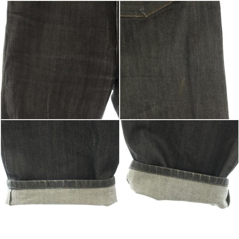 Louis Vuitton Denim Pants Jeans Button Fly Cotton 40 Dark Gray — view 6