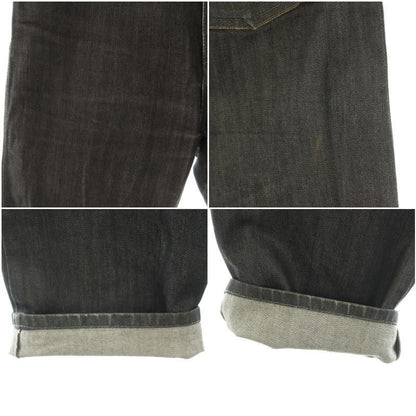 Louis Vuitton Denim Pants Jeans Button Fly Cotton 40 Dark Gray — view 6
