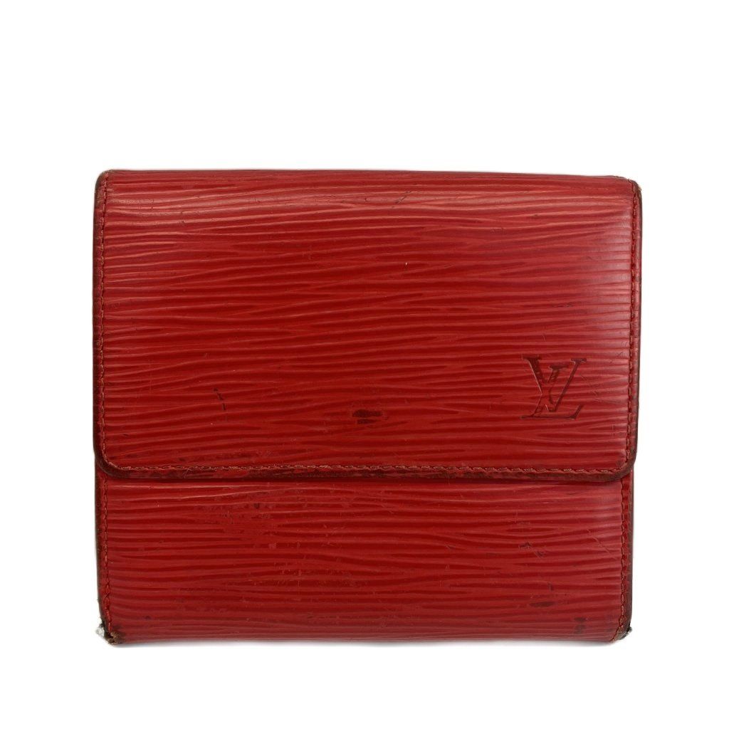 Louis Vuitton Epi Porte Monet Billets Cult Cles Wallet Bifold Leather Hook Logo