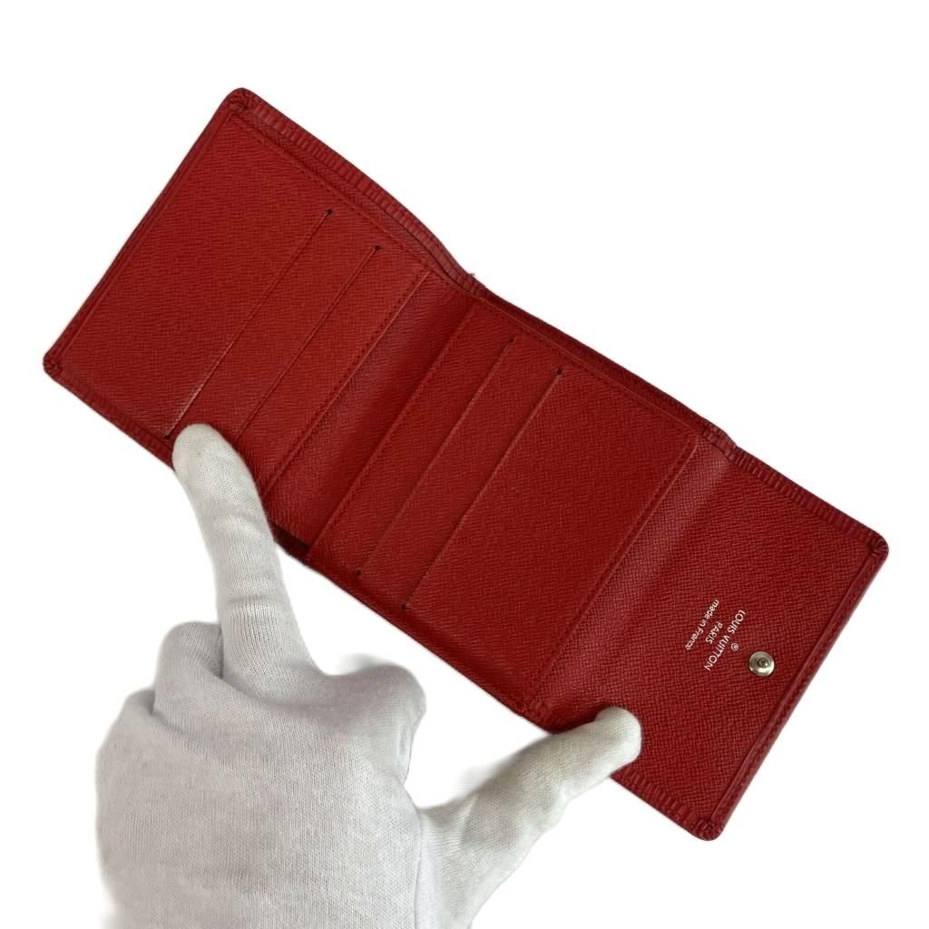 Louis Vuitton Epi Porte Monet Billets Cult Cles Wallet Bifold Leather Hook Logo — view 3