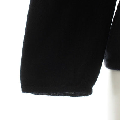 Dior Knit Sweater Top Black Long Sleeve Cashmere Silk GG — view 5
