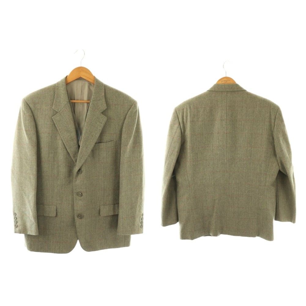 Dior Monsieur Suit 3 Piece Tailored Jacket Vest Gray Multicolor ES — view 2