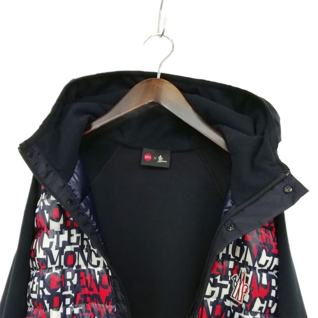 Moncler Dfs Maglia Cardigun Light Down Jacket Hoodie Fleece Contrast XXL Large — view 5