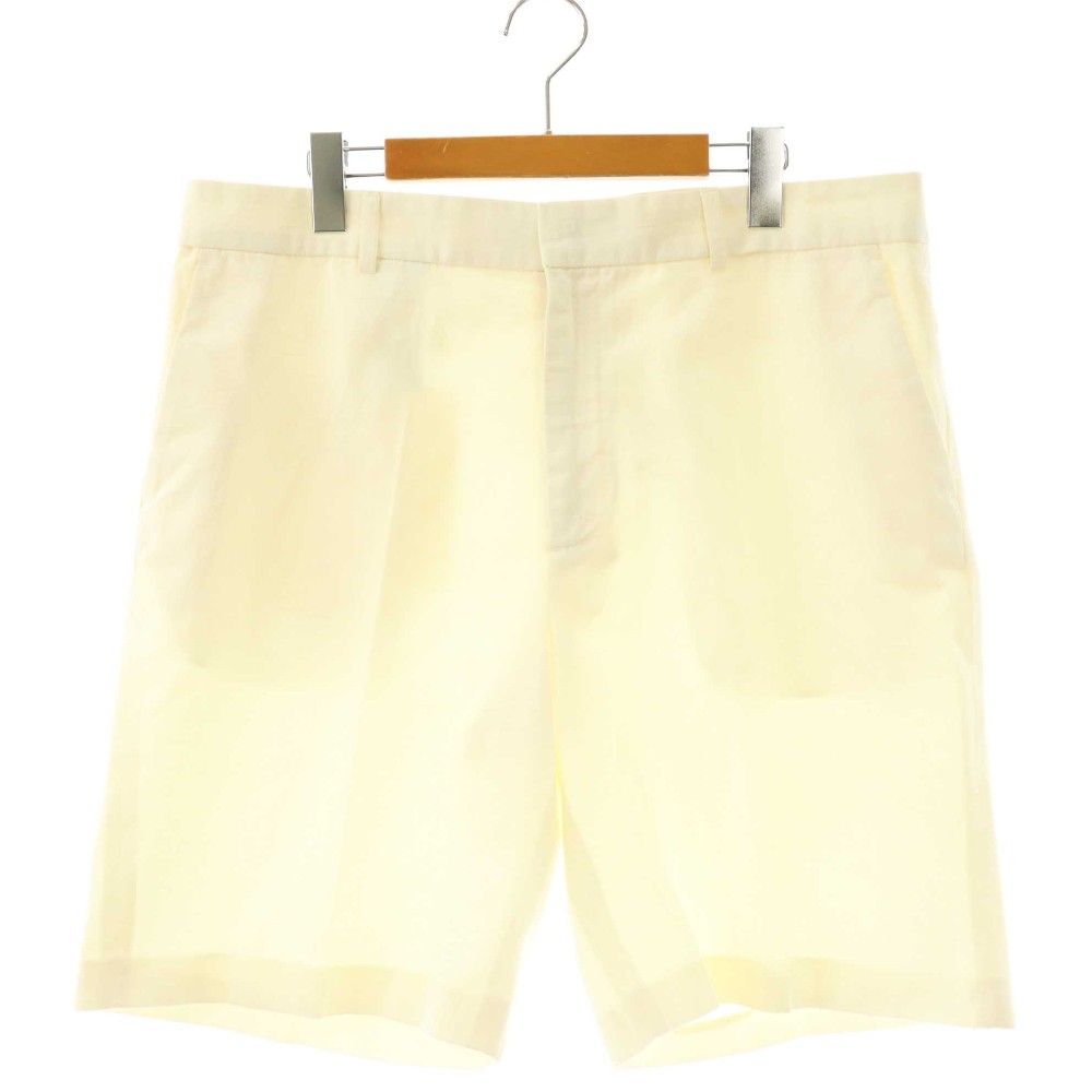 Louis Vuitton Short Zipper Fly Logo Cotton 52 Ivory